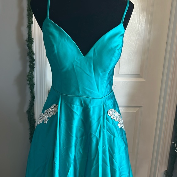 Teal Stacy Sklar dress - Picture 4 of 16
